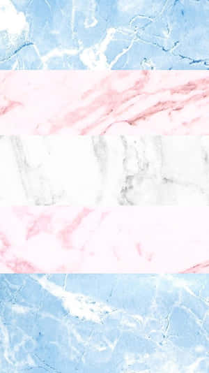 A Marble Background With A Transgender Flag Wallpaper