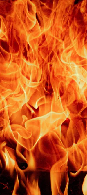 A Mesmerizing Flame Wallpaper
