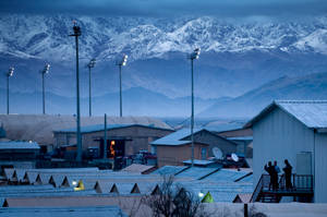 A Mesmerizing View Of Bagram Airfield, Afghanistan Wallpaper