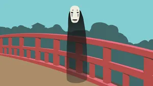 A Minimalist View Of Spirited Away Wallpaper