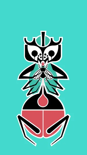 A Modern Take On A Primitive Work Of Art Wallpaper