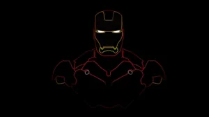 A Monochromatic Iron Man Wallpaper