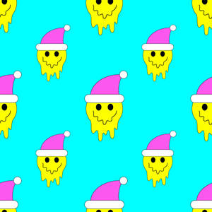 A Mysterious Trippy Face Wallpaper