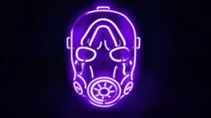 A Mystical Glow Of Neon Purple Wallpaper