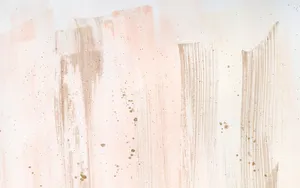 A Painting With A Pink Background And Gold Paint Wallpaper