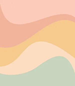 A Pastel Colored Background With A Wave Pattern Wallpaper