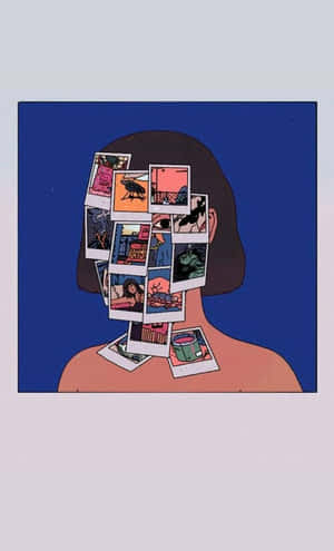 A Peaceful Sunset Over A Meadow With Flowers, Personifying An 