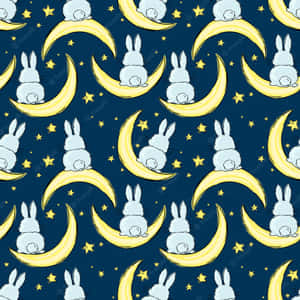 A Perfectly Round And Cute Moon Wallpaper