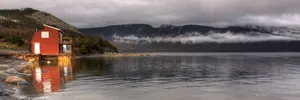 A Picturesque Shoreside In Newfoundland Wallpaper