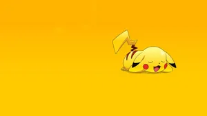 A Pikachu That's Ready For A Nap Wallpaper