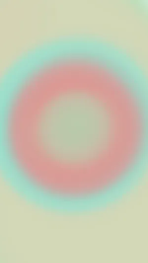 A Pink And Green Circle With A White Background Wallpaper