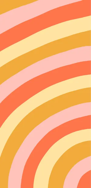 A Pink And Orange Striped Wallpaper Wallpaper