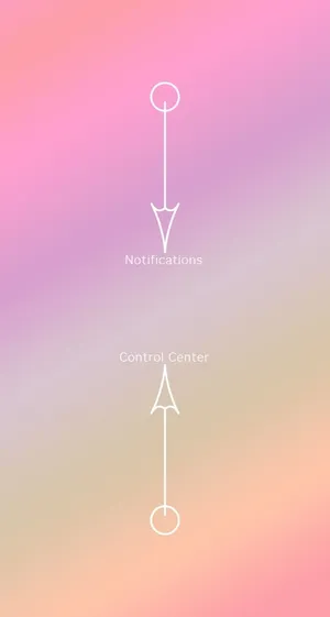 A Pink And Purple Background With A Arrow Pointing To The Right Wallpaper