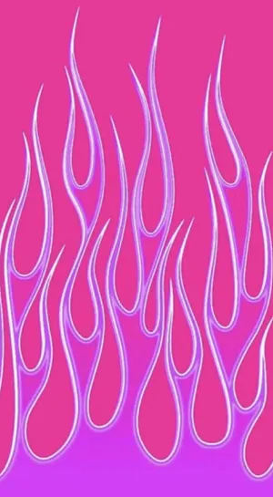 A Pink And Purple Flames On A Pink Background Wallpaper