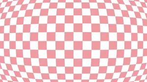 A Pink And White Checkered Background Wallpaper