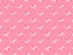 A Pink Background With A Cat Pattern Wallpaper
