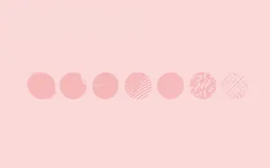 A Pink Background With A Few Different Shapes Wallpaper