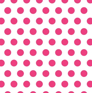 A Pink Polka Dot Pattern On White Wallpaper