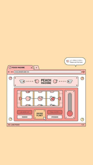 A Pink Screen With A Computer Screen Wallpaper