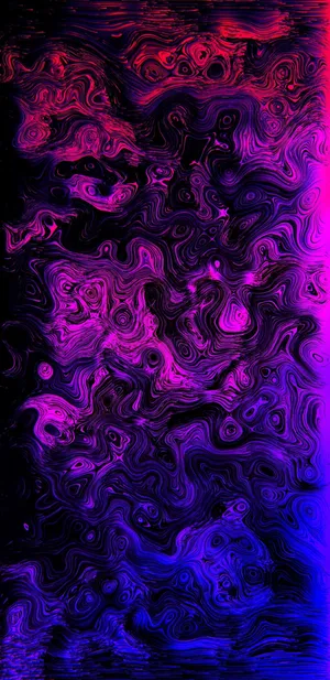 A Purple And Blue Abstract Painting Wallpaper