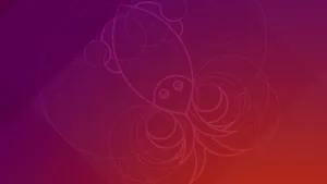 A Purple Background With An Octopus On It Wallpaper