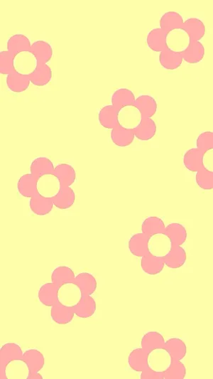 A Rainbow Of Pastels With Pink And Yellow Hues Wallpaper