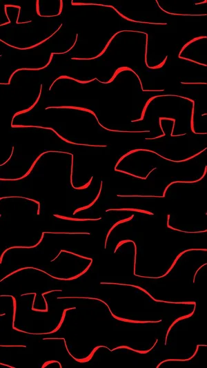 A Red And Black Pattern With A Lot Of Lines Wallpaper