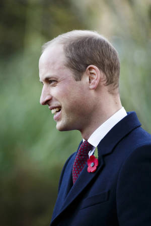 A Regal Side Profile Of Prince William Wallpaper