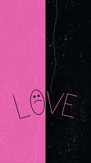 A Representation Of Rapper Lil Peep's Logo Wallpaper