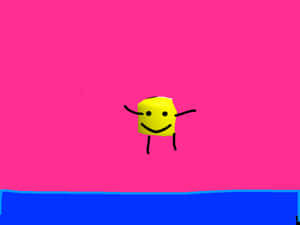 A Roblox Noob Cries Out For Help Wallpaper