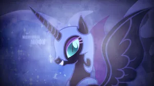 A Royal Face-off Between Princess Luna And Nightmare Moon Wallpaper