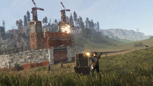 A Rust Player Strongholds In Fort Mye565056cz3xgku. Wallpaper