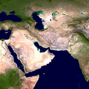 A Satellite Image Of The Earth Wallpaper