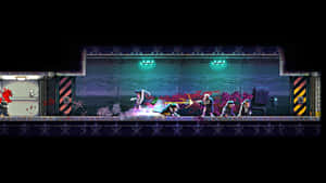 A Screenshot Of A Game With A Zombie In It Wallpaper