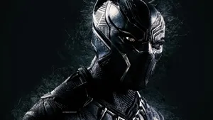 “a Serene Black Panther Gliding Through Its Landscape” Wallpaper