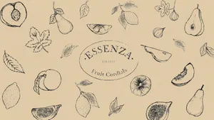 A Set Of Hand Drawn Fruit And Vegetables Wallpaper