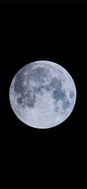 A Single Ray Of Moonlight Casts Its Reflection Upon A Midnight Black Iphone. Wallpaper