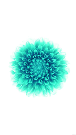 A Sleek Turquoise Iphone Wallpaper