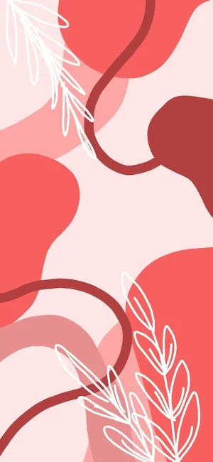 A Soothing Blend Of Red Tones Forming An Aesthetic Landscape. Wallpaper