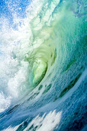 A Splashing Water Wave Wallpaper