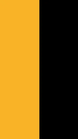 A Split Of Plain Black And Orange Wallpaper