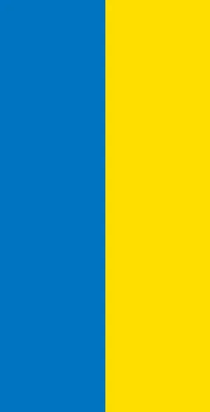 A Split Of Sky Blue And Yellow Wallpaper