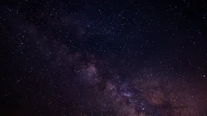 A Starry Sky With A Milky Wallpaper