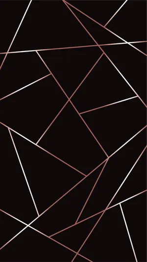 A Stylish Abstract Background Of Striking Rose Gold And Black Colors. Wallpaper