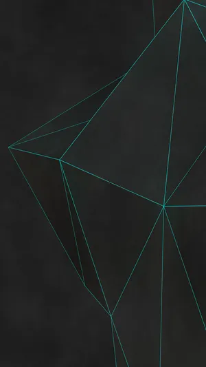 A Stylish Iphone Sporting Vibrant Geometric Patterns Wallpaper