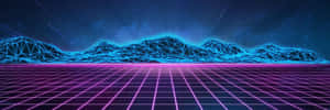 A Synthwave Journey Through The 80s Wallpaper