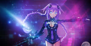 A Trio Of Goddesses In The Anime Hyperdimension Neptunia Wallpaper