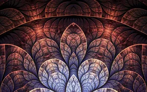 A Unique, Vintage-inspired Brown Fractal Design Featuring Creams, Browns And Yellows. Wallpaper