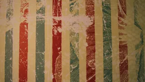 A Vibrant Art Deco Computer Set Up With A Matching Mouse And Keyboard. Wallpaper