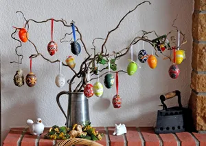 A Vibrant Display Of Easter Traditions Wallpaper